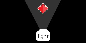 Infrared Wide-Angle Flood Light Demo Illustration