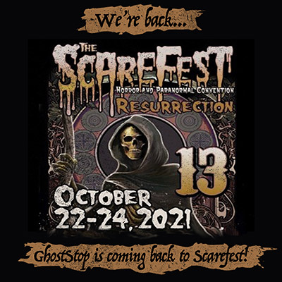 ghoststop at scarefest convention